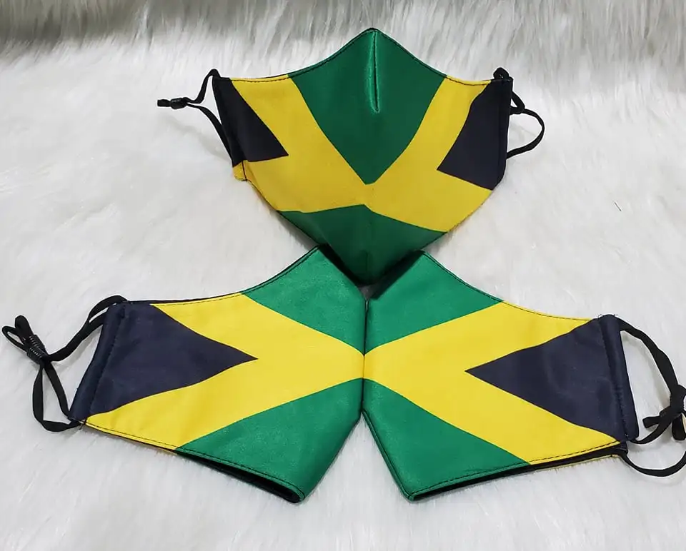 Manufacturer 3d Printing  Designer Reusable Granada Dominica St Kitts St lucia Cuba Country Flag face mas k Adult