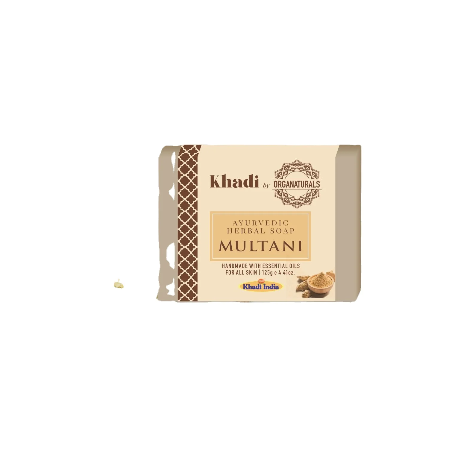 Khadi Ayurvedic Multani Handmade Soap Suitable for All Skin type - 125g