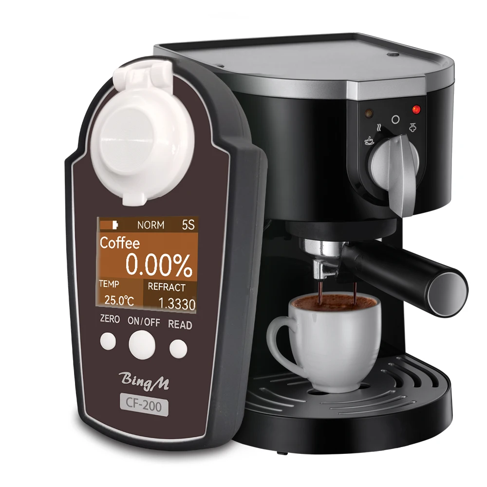BingM Digital high precision Coffee Concentration Refractometer Digital Brix Refractometer for coffee making