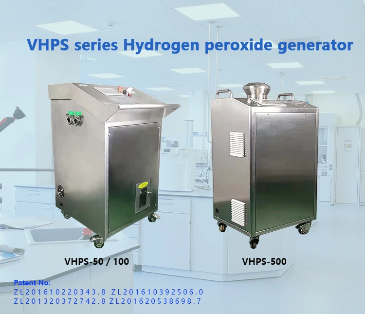 hjcelan VHP sterilizer with high-effiency evaporation and quick removal of residues  vhp 50  up  to 50 cubic meters