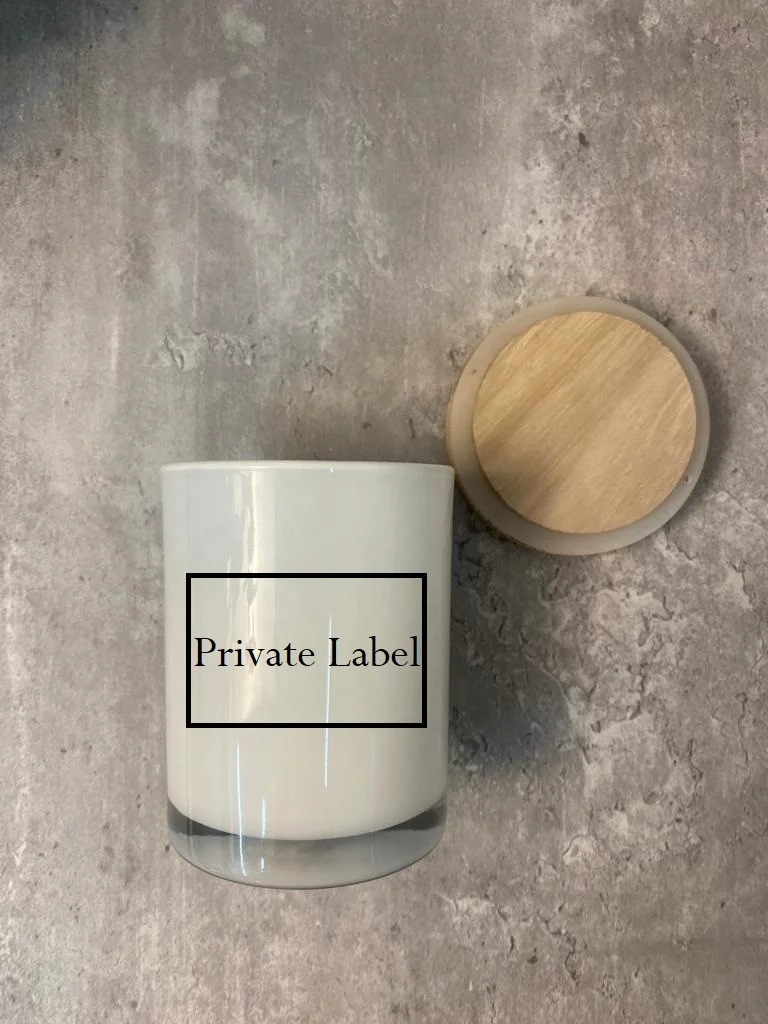 Custom Private Label Luxury Scented Grand Size Candle Fresh-Line-7oz with 3 USA Patent Wood-Wick
