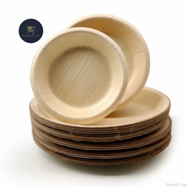 Ready To Ship Romantic Disposable Biodegradable Areca Palm leaf Wooden Bamboo Plate For Party with Quality Control