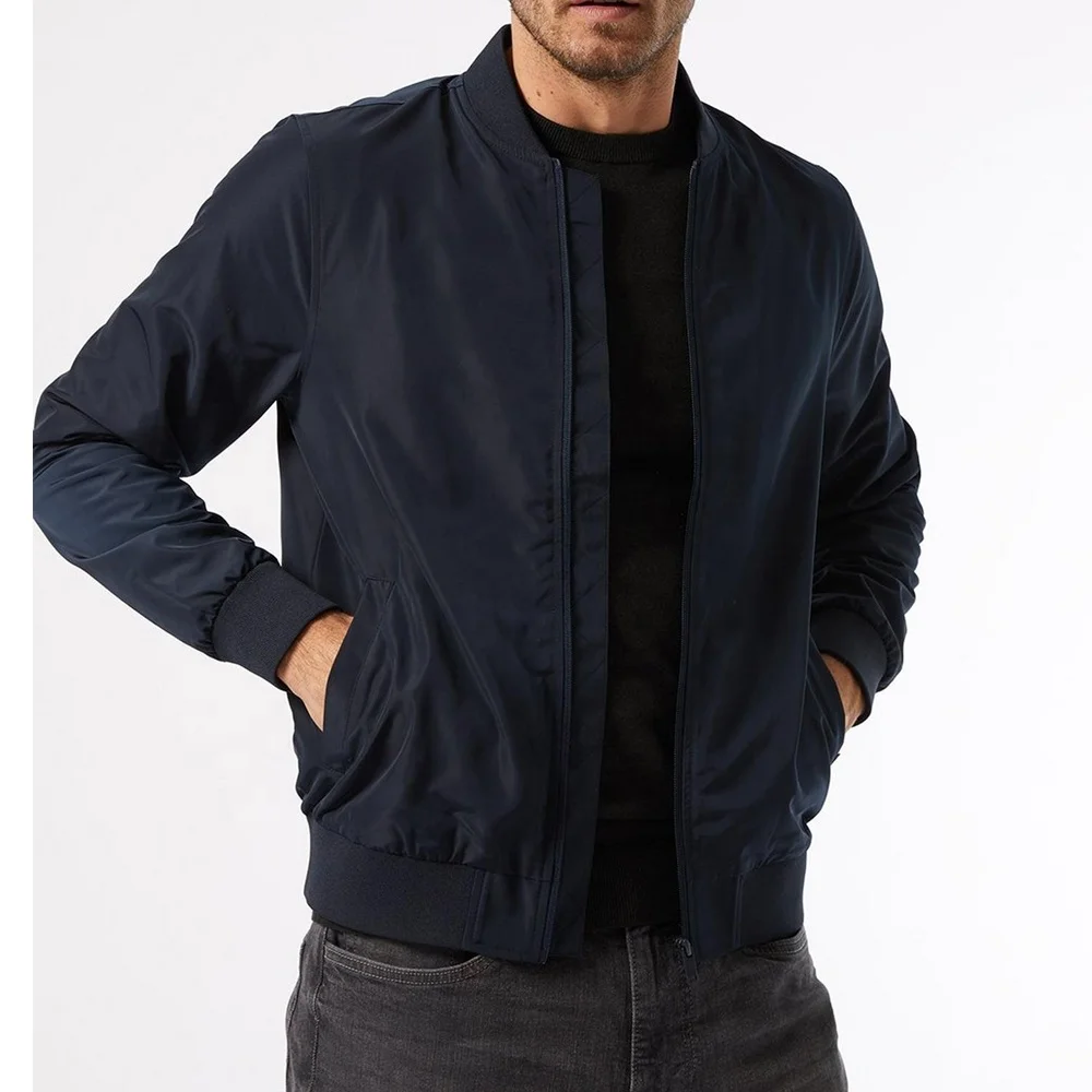 High Quality custom logo Flight bomber jacket plus cotton thickened baseball letterman bomber jacket for men