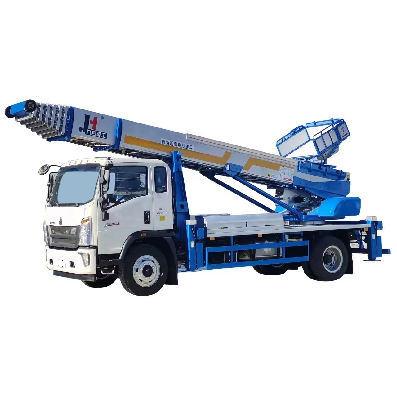 32m 36m 45m vehicle- and trailer-mounted aerial platforms Upper platform Aerial Ladder Truck For House Moving Goods Lift