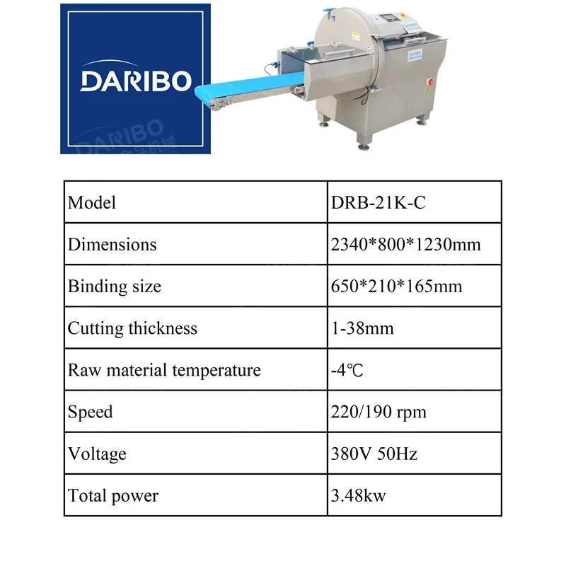 Electric Pork Meat Bone Cutting Machine Bacon Slicers for Sale
