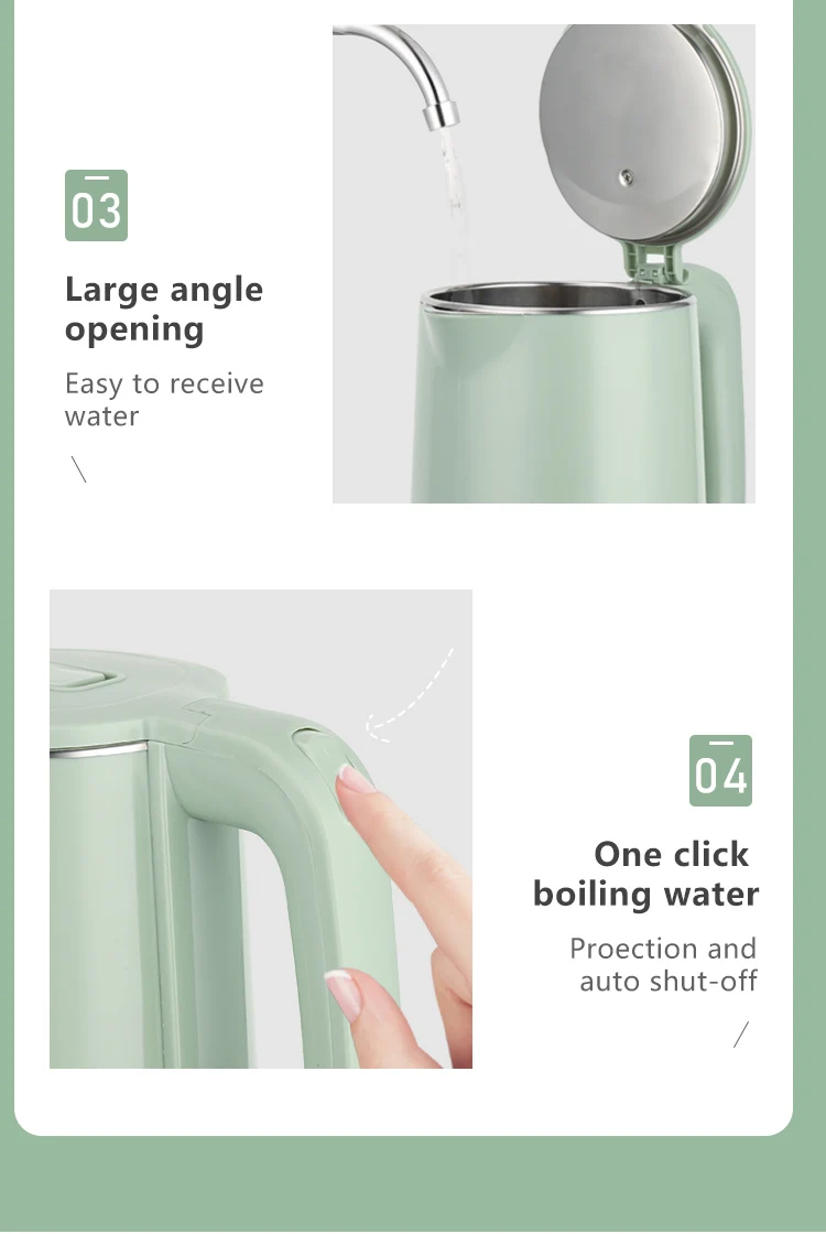 110V Travel  1.8L electric coffee kettle hotel electric kettle household cordless electric kettle Jug