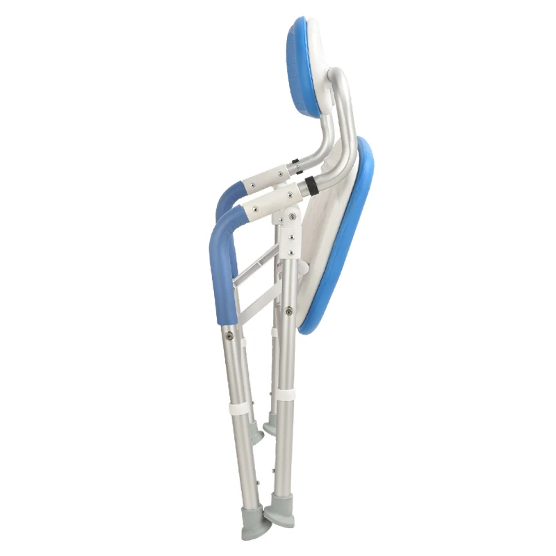 High Quality Lightweight Aluminum Foldable Disabled Bath Chair Shower Chair Elderly Shower Chair
