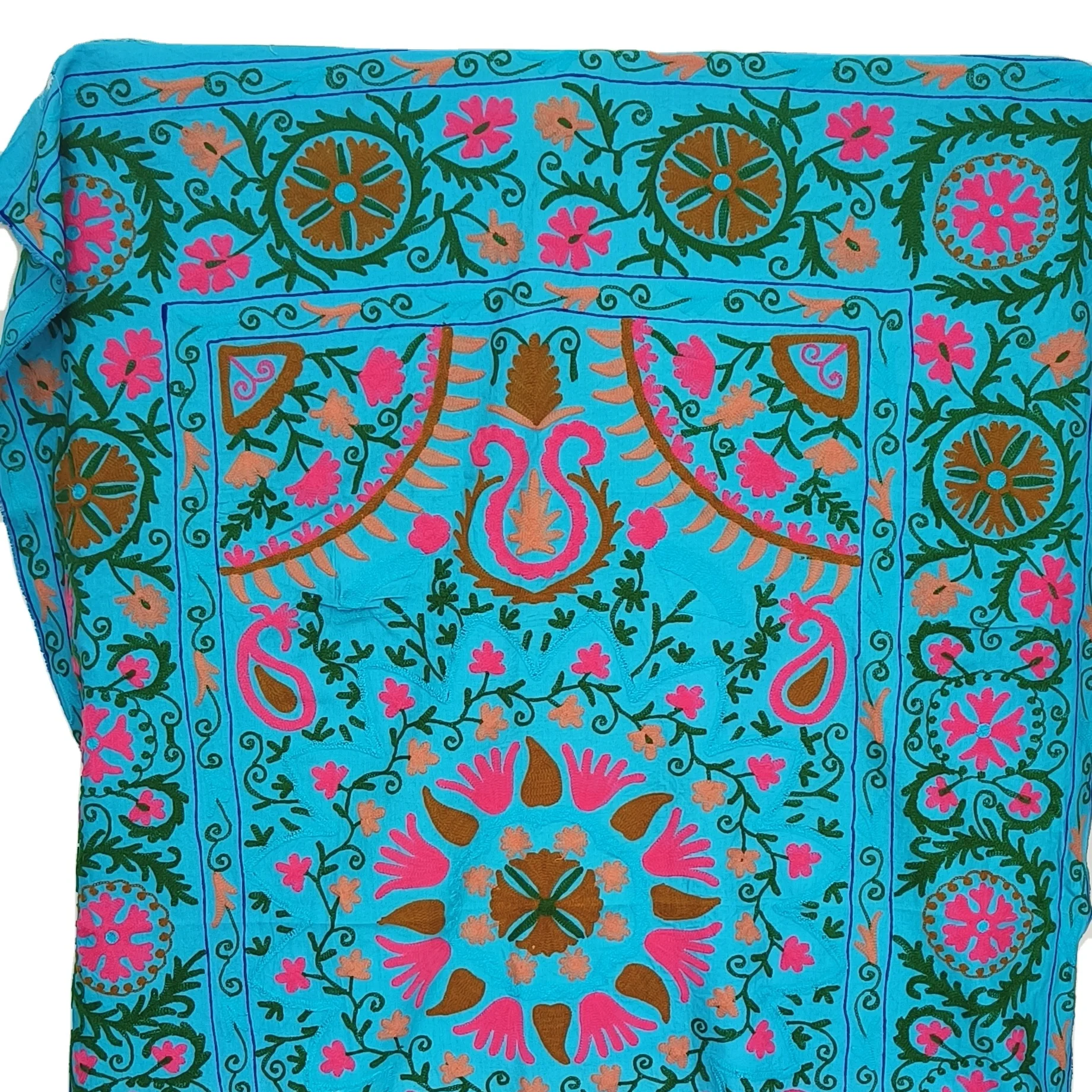 Good Quality Trending Handmade Embroidered Indian  Suzani Wall Hanging Tapestry For Home Decor