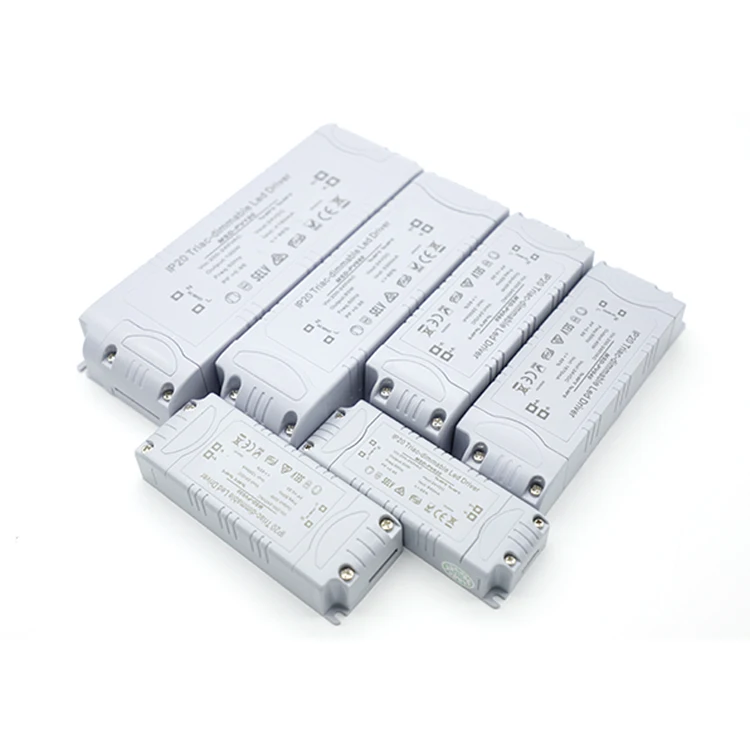 Triac Dimmable Constant Voltage LED Driver 12V 24V DC Output 60W Power Supply