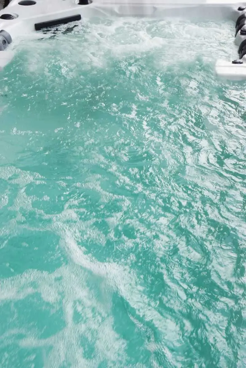 Above Ground Designs Fiberglass Acrylic Outdoor Hot Tub Rectangular Family Swim Spa Pool Thermostatic Endless Swimming Pool