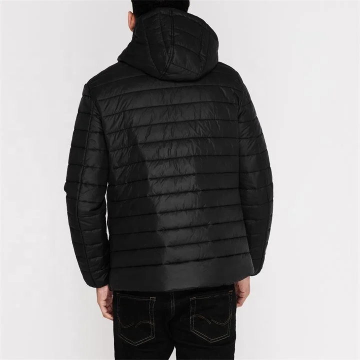 Plus Size Puffer Jacket Long Sleeve Custom Design Shiny Padding Effect Winter Coat Puffer Jacket For Men