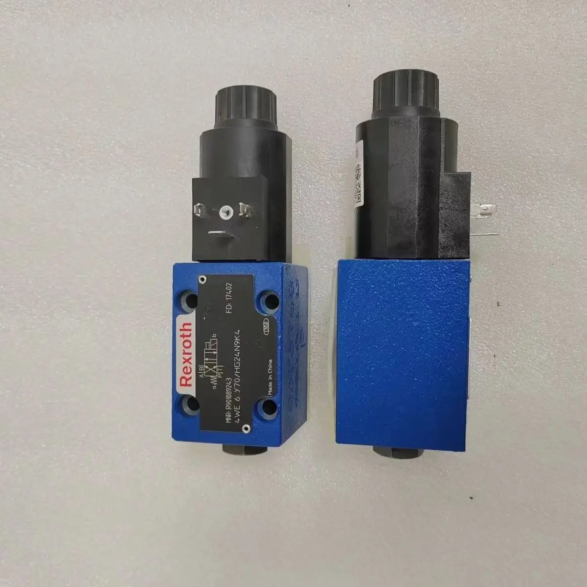 Rexroth Single Head Solenoid Valve 4WE-6-Y70/HG  for Concrete Pump Truck Sanyi Zoomlioon XCMGg