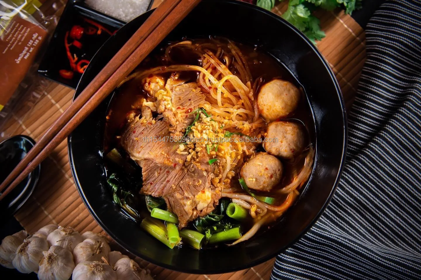 Hand Made Boat Noodles Small Rice Thai Noodles Instant Food Easy To Cook  By Kanyok