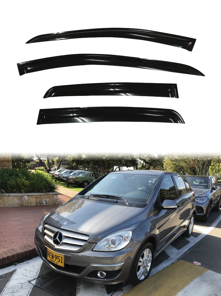 Vent Shade Guard Door Visor for Mercedes Benz W245 B-class 2005-2011 Window Visor TW Protection & Decoration Mercedes-benz 20pcs