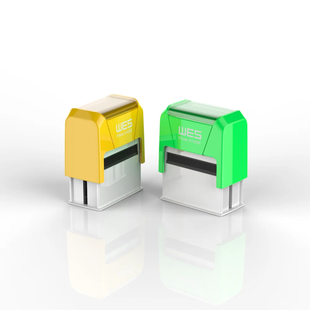 WES SELLOS LOGO STAMP self inking stamp S-1436E