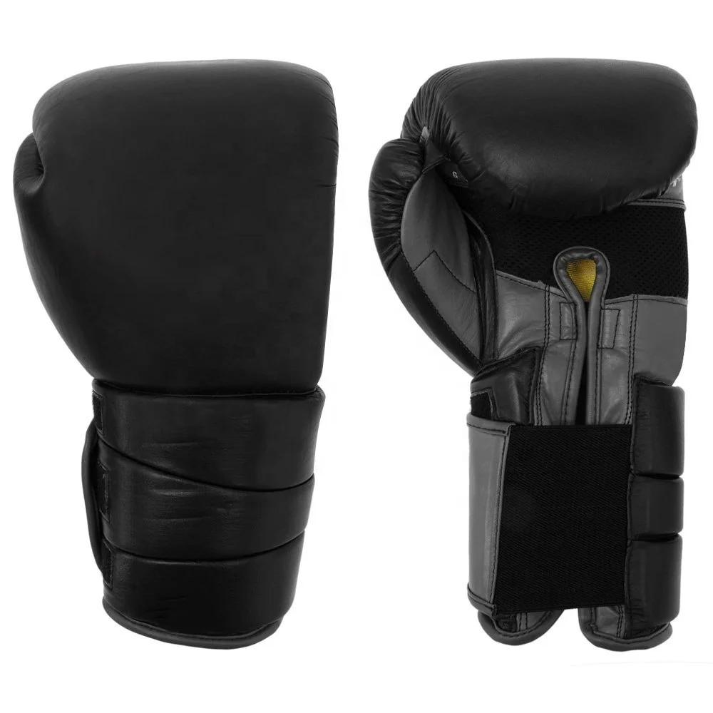Custom Design MMA Muay Thai Mitts Laced Boxing Gloves OEM Custom Genuine leather boxing gloves