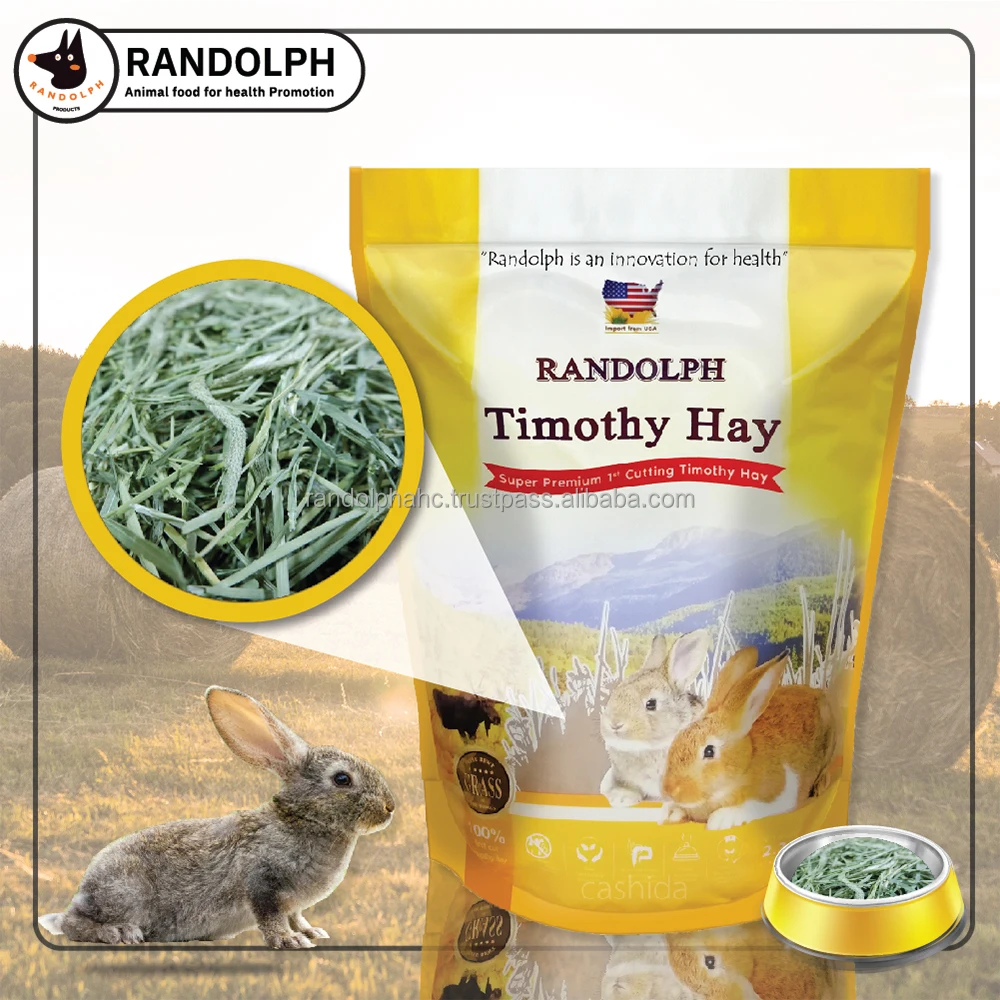 Timothy Hay Super Premium First Cut Hand Selected High Protein For Small Animals Product from Thailand