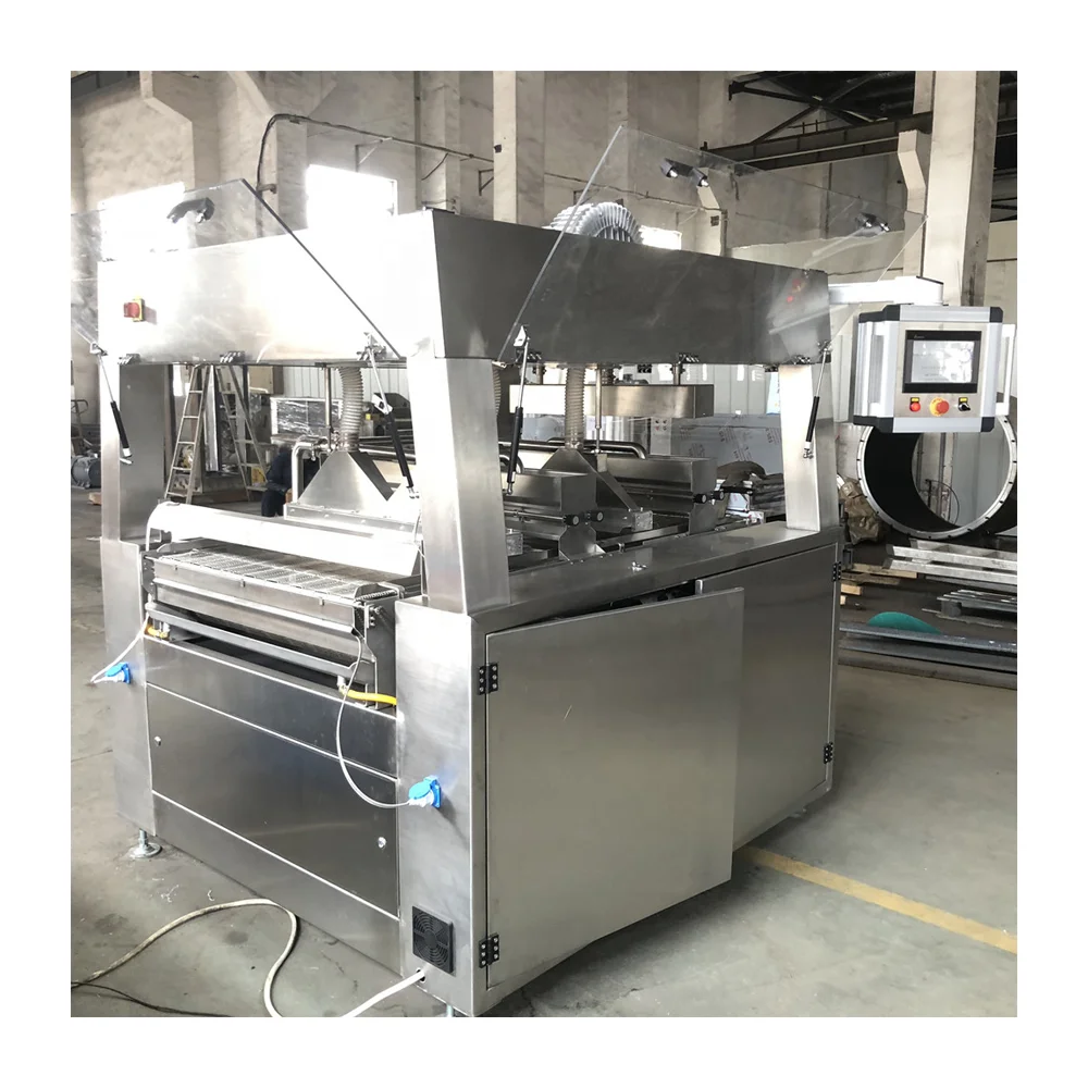 CE600 chocolate enrobing machine chocolate coating production line