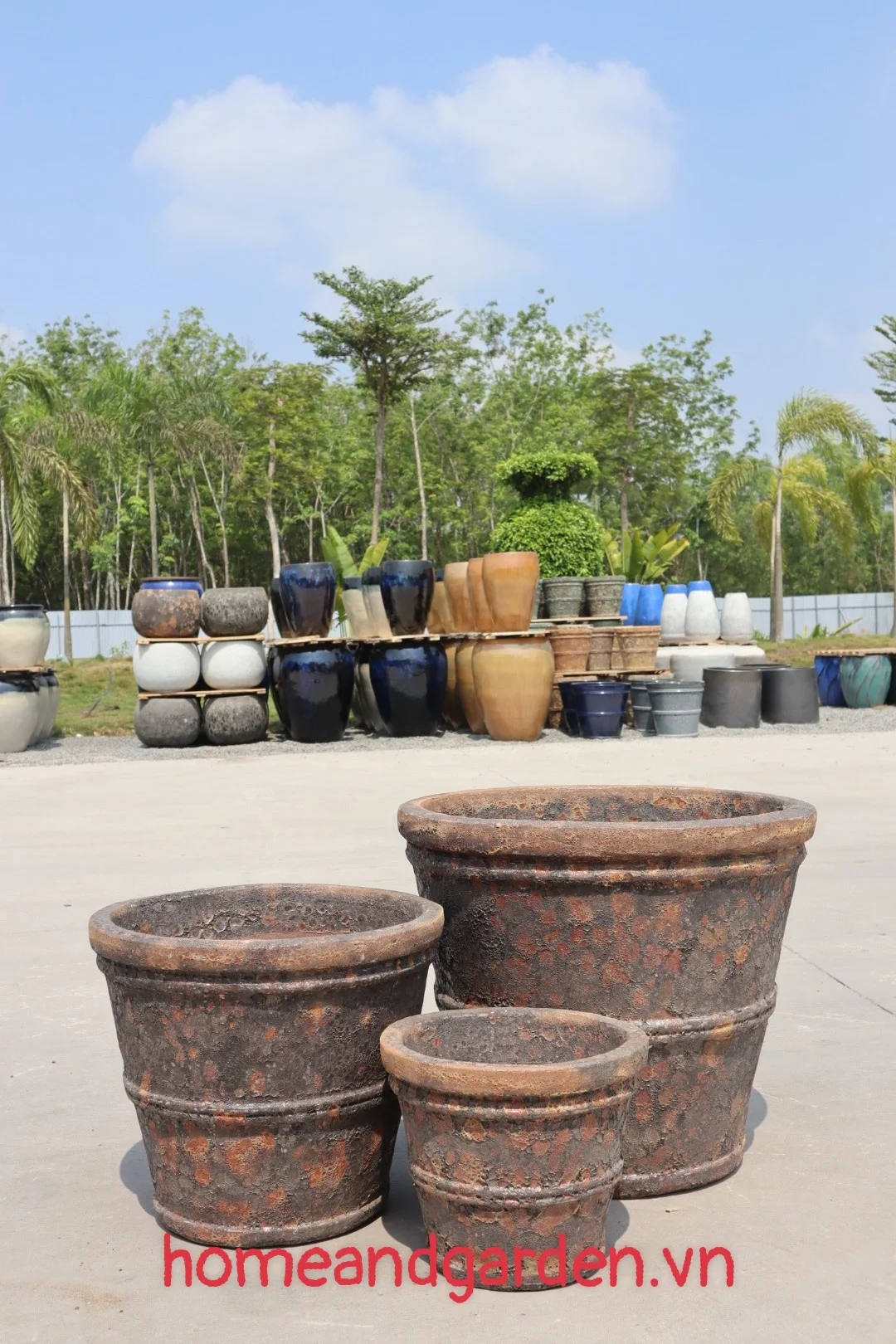 Sapphire Vietnamese Pottery Pots & Planters Transform Your Garden into a Serene Oasis with our Stylish and garden supplies
