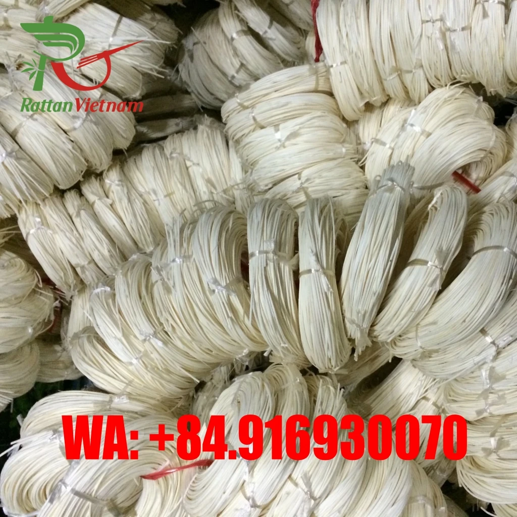 Rattan core 1.5mm bleached white color, high quality, best price, made in Vietnam, whatsapp : +84916930070