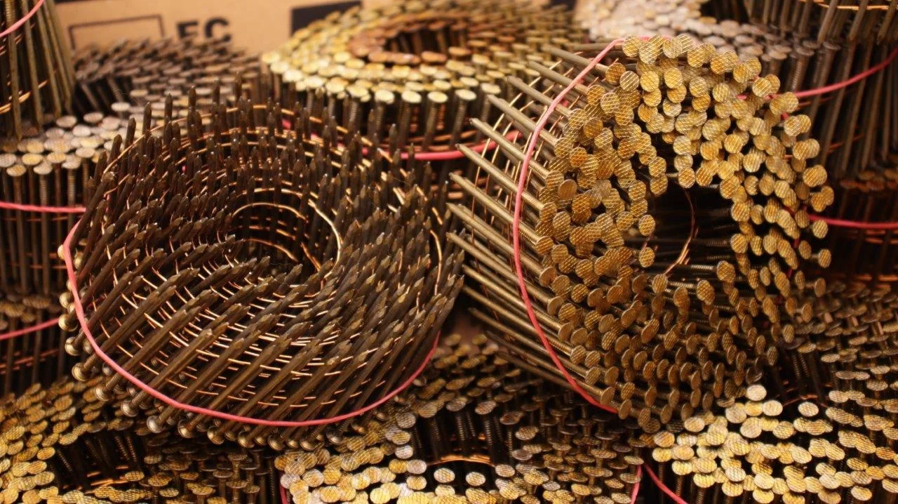 Malaysia Wire Collated Coil Nail Screw/Ring/Smooth Shank For Wooded Pallet Pneumatic Nail Gun Use