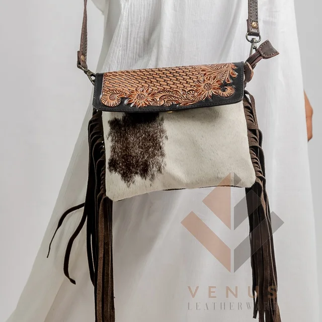 Женская сумка на плечо из натуральной кожи