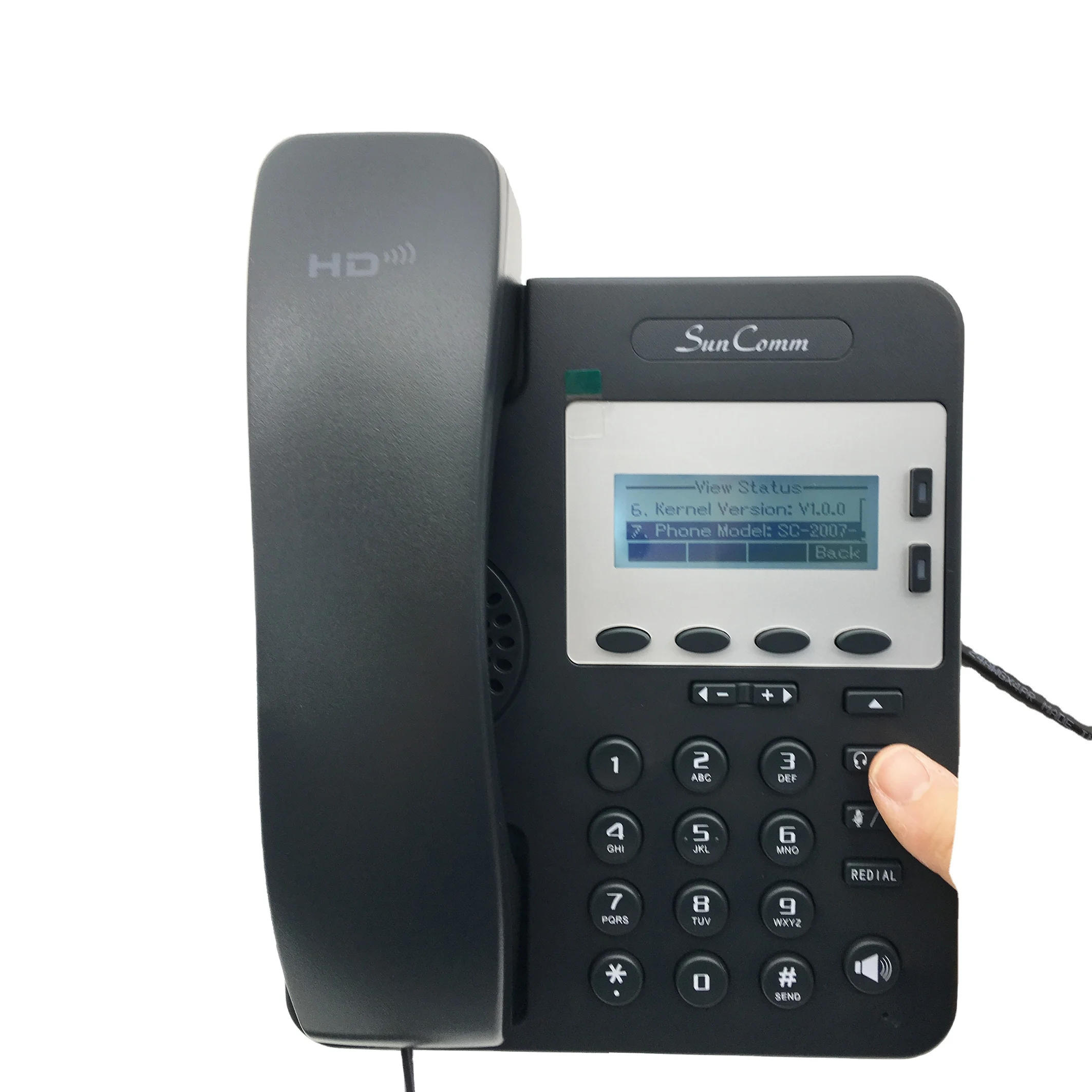 SunComm SC-2007-PEG Business office Desktop wireless HD basic sip phone dual Gigabit ports