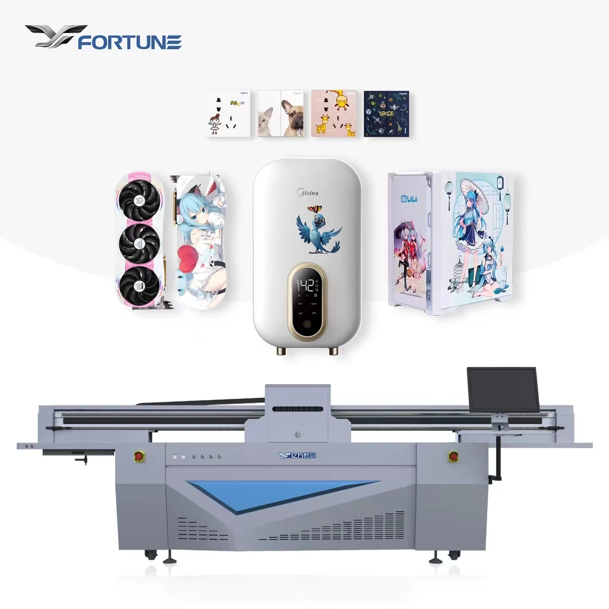 Digital UV printing Ceramic tiles printer Flatbed uv plotter For mobile phone covers  2513 UV Flatbed Printer