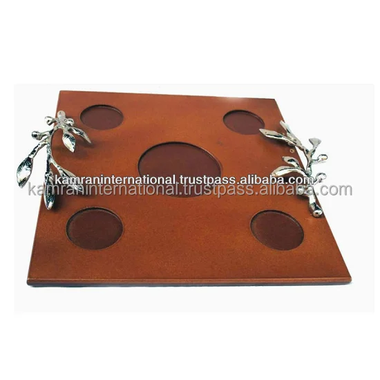 WEDDING DECORATION ROUND SHAPE COPPER PLATED HAMMERED CHARGER PLATE, ROSE GOLD CHARGER PLATES