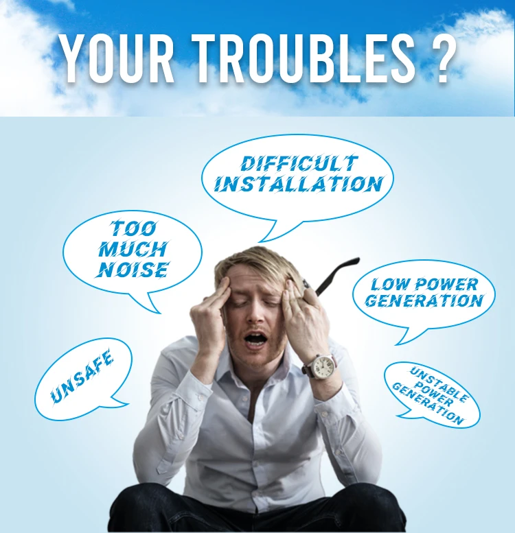 Hot 3 blades three phase AC strengthened ERP high quality alloy steel independent tower wind energy turbine