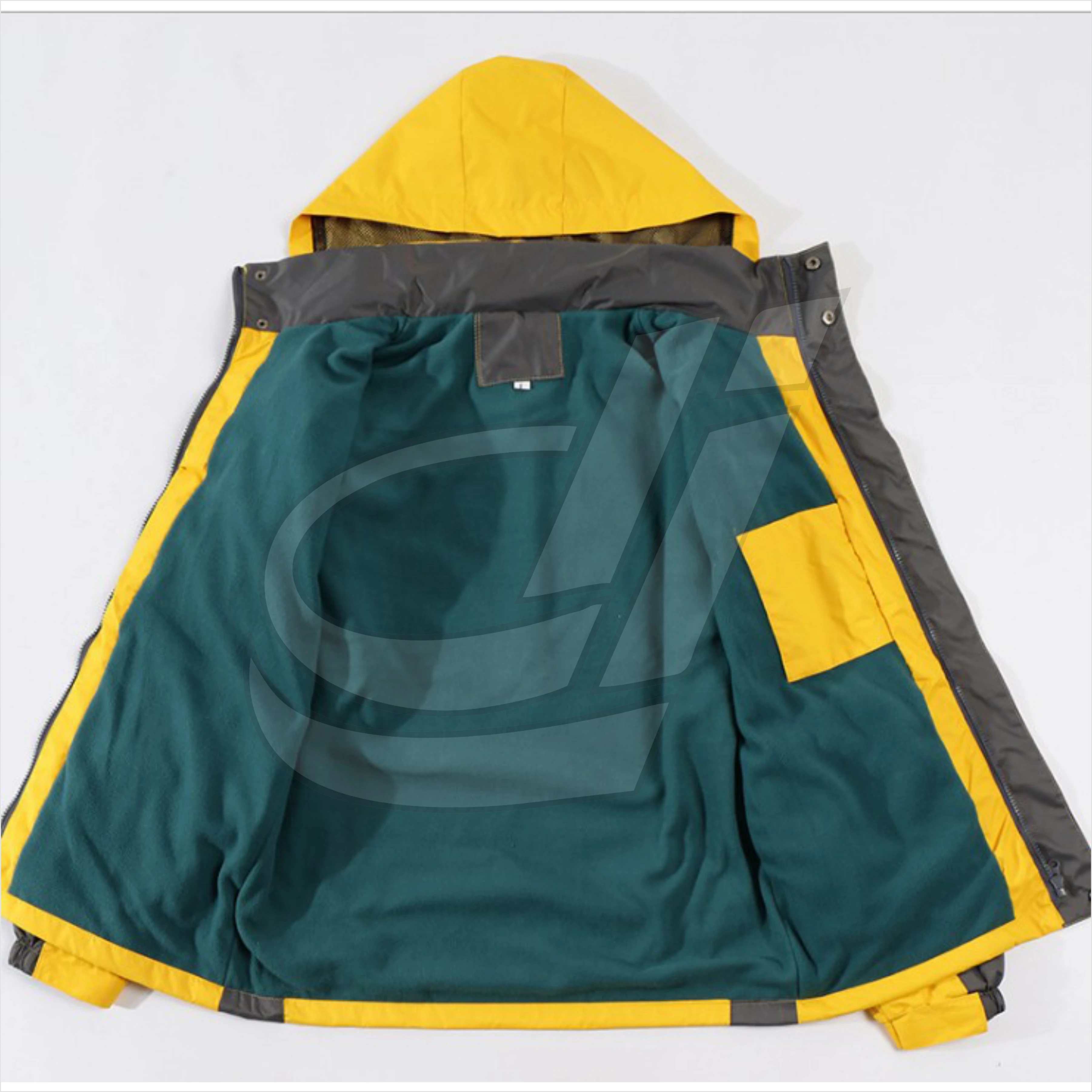 Custom Men Winter Windproof Waterproof Snowboard Ski Suit ski snow wear Jacket with Hoodie