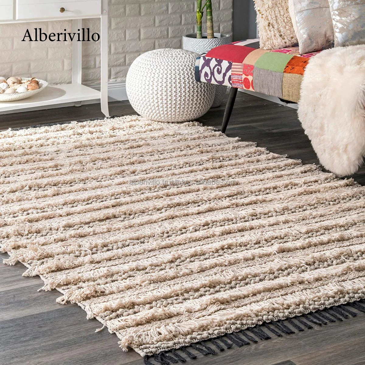 Марокканский ковер в винтажном стиле бохо ковры для гостиной геометрические вышитые коврики ручной работы из Индии