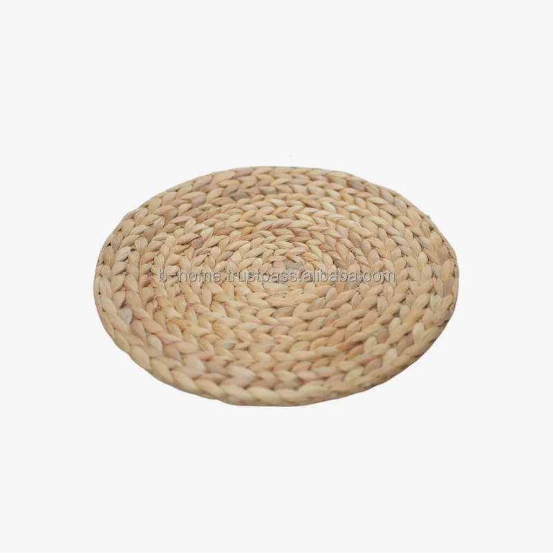 Dome Food Cover with Wicker Props Refreshments Handicraft Water Hyacinth Fly Net Fruit Food Tent for Outdoor Picnic Party BBQ