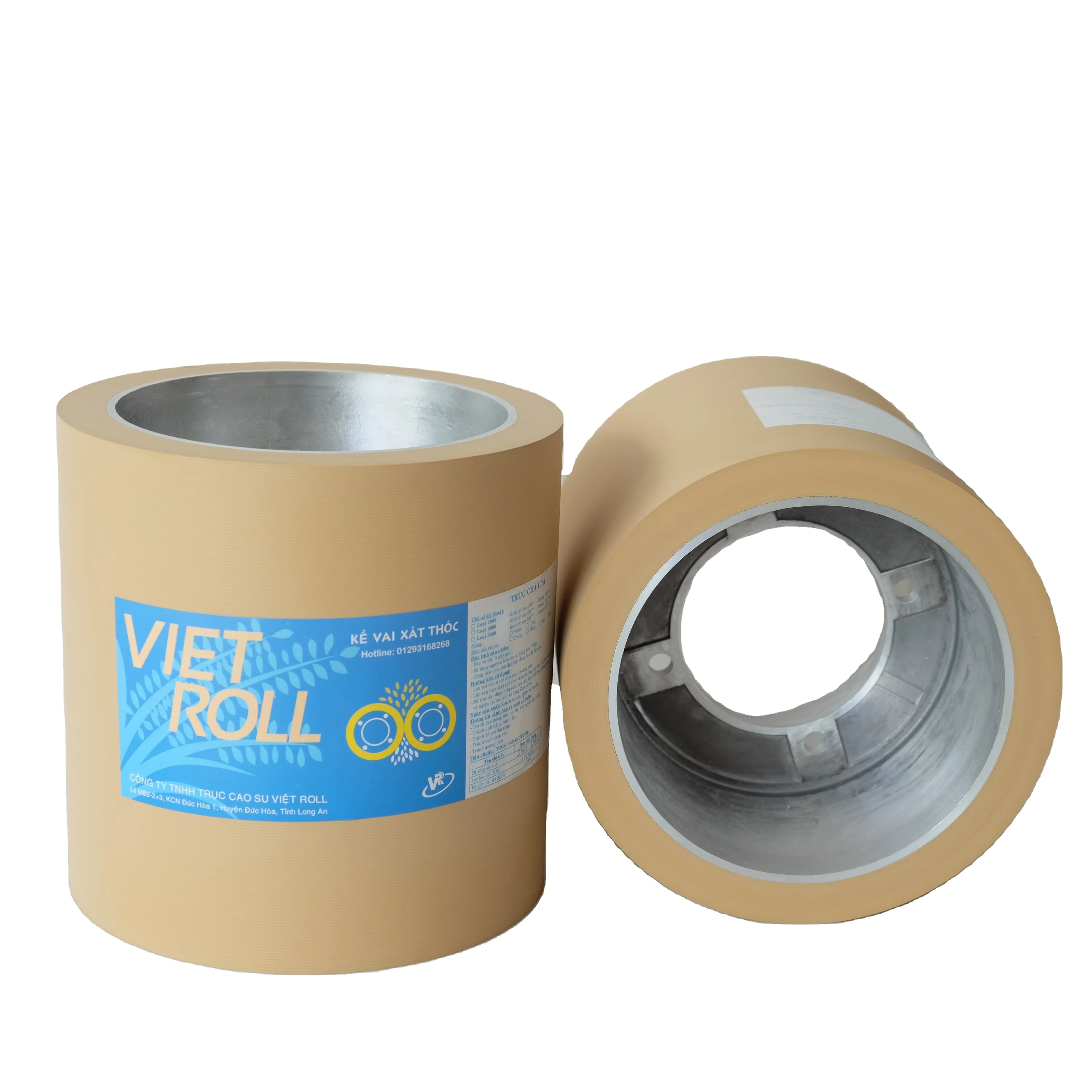 10'x10' Rice Rubber Roller For Rice Husker Paddy Machine Parts