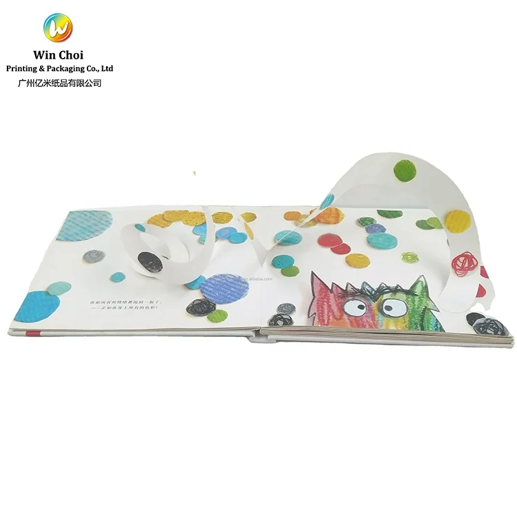 hardcover kids children activity pop-up hand made 3d pop up book printing