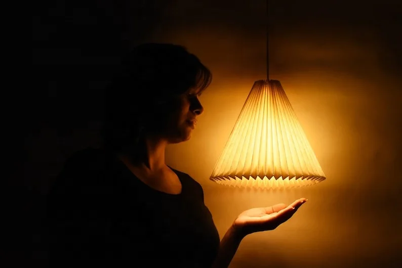 European Style Paper Lantern Lampshade Indoor Honeycomb Paper White Wood-free Cotton Handmade Paper From India Manufacturer