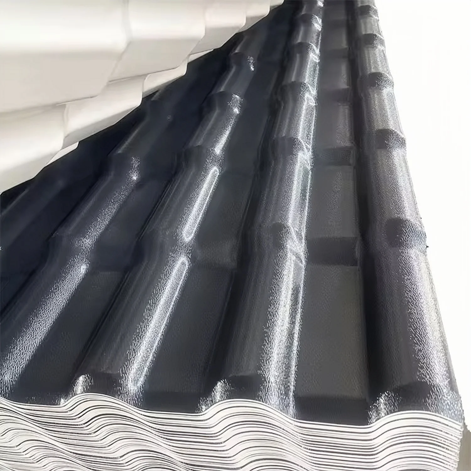 ASA Royal Translucent 1050mm Roofing Sheet Synthetic Resin PVC Tile Royal Translucent Style for Building Construction