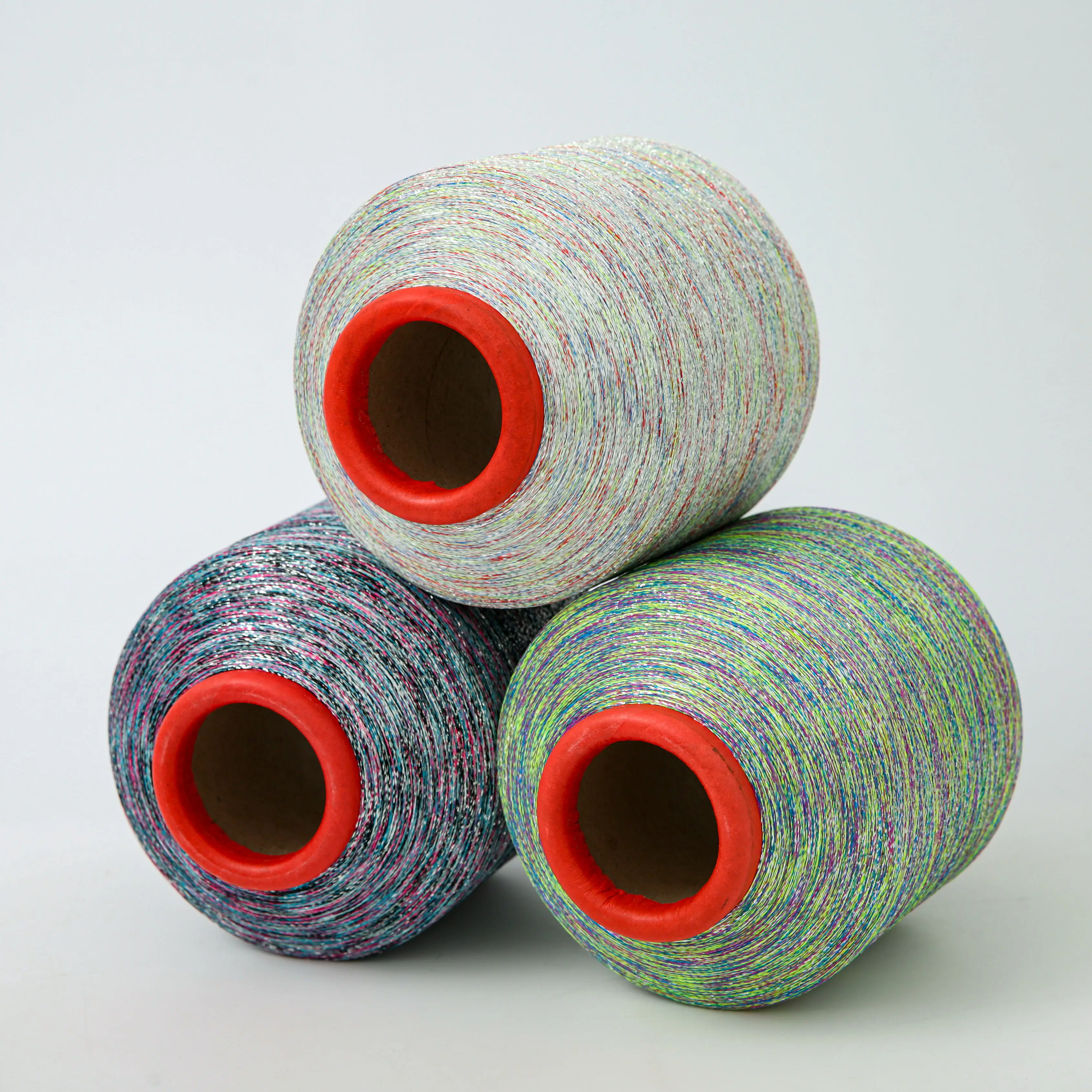 2*30D MX Metallic Yarn 1/100' for Weaving Factory X Type Lurex Rayon Polyester Metallic Thread