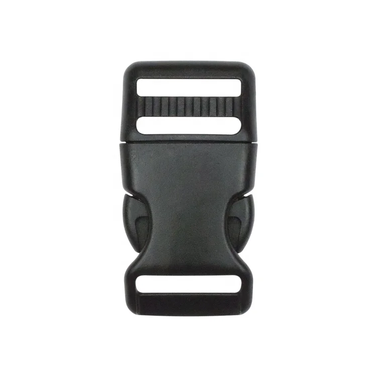 25mm Plastic Curved SR Collar Buckle Pet Hardware Harness Clip Strap Adjustable Side Release Lock 1 INCH Webbing Adjuster S20A