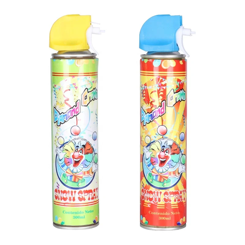 Wholesale 250ml celebrate christmas holiday artificial Carnival foam party snow foam spray