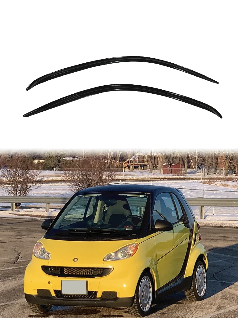 Smart Fortwo 1998-2019 W450 W451 C453 weather shield rain guard window visor for sale