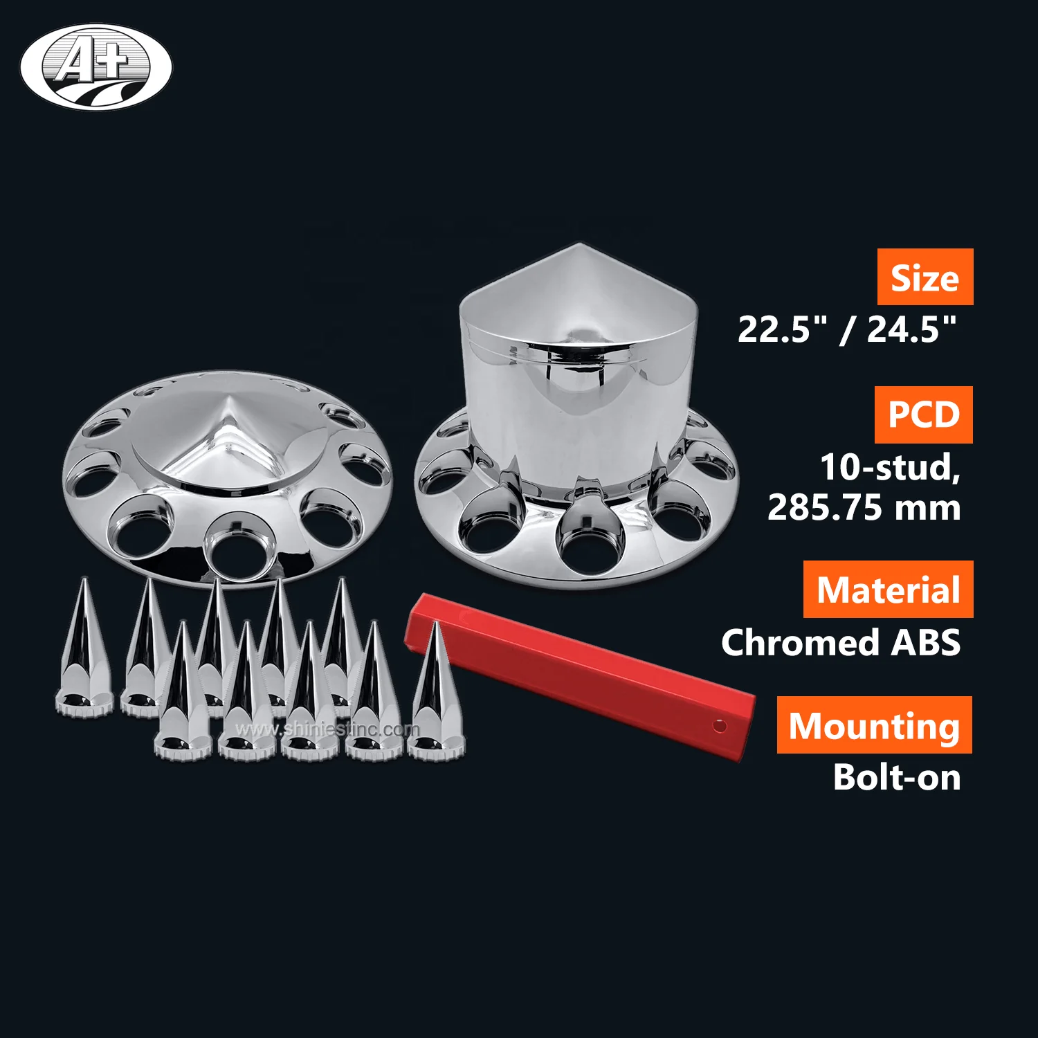 22.5 inch Truck Bus Chrome ABS Wheel cover  American Truck