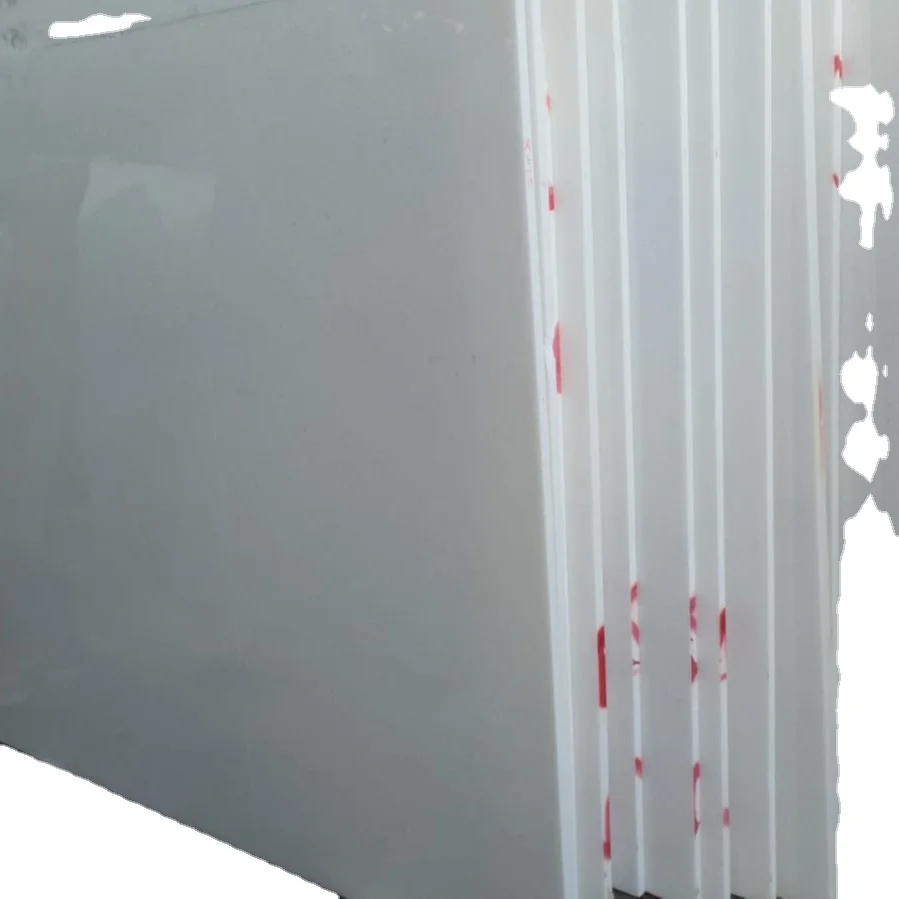 Полированная белая мраморная плита, лидер продаж, натуральный камень, белый брусок из Вьетнама