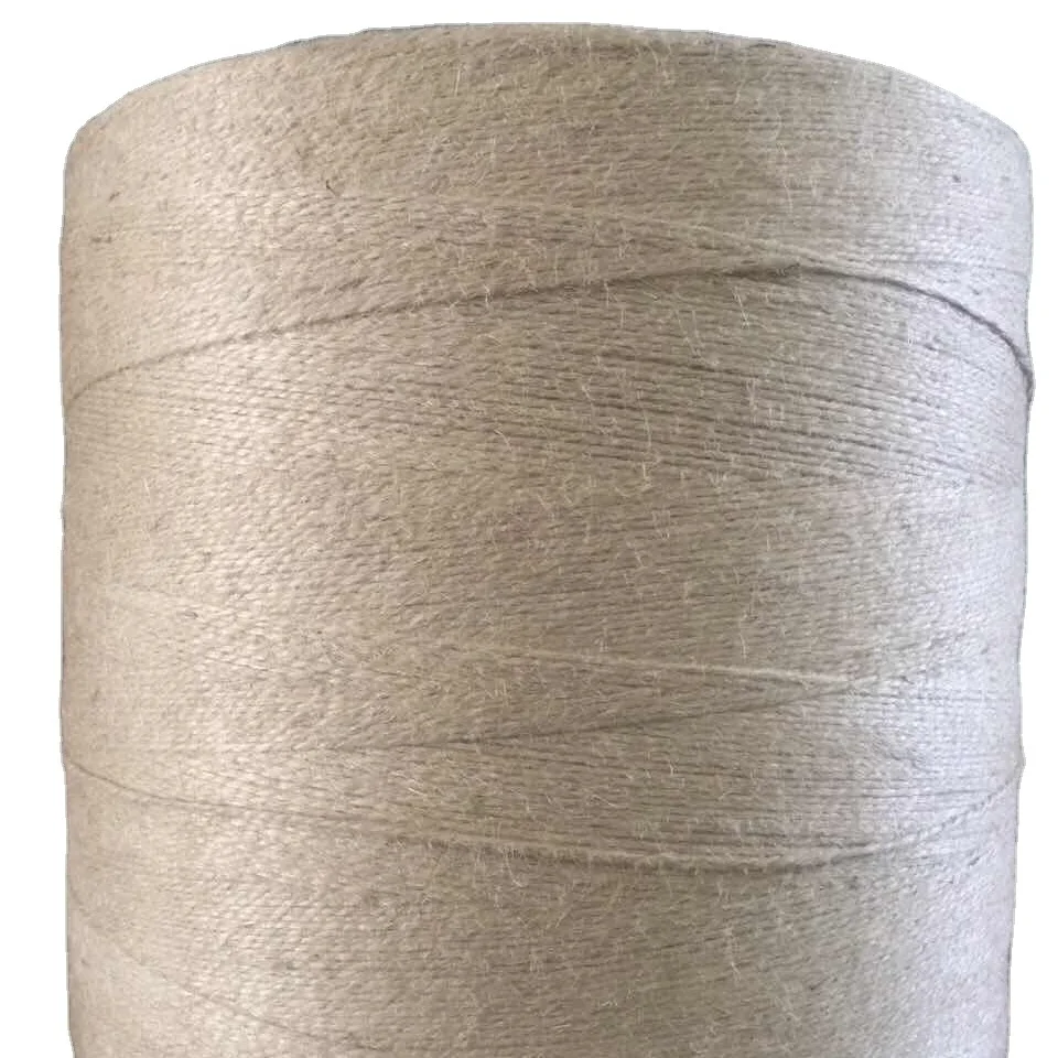 High Quality 16lbs/2 Ply Jute Yarn Bangladesh Recycled Single Multiply Twist Knitting Weaving Sewing Hand Knitting Raw Pattern