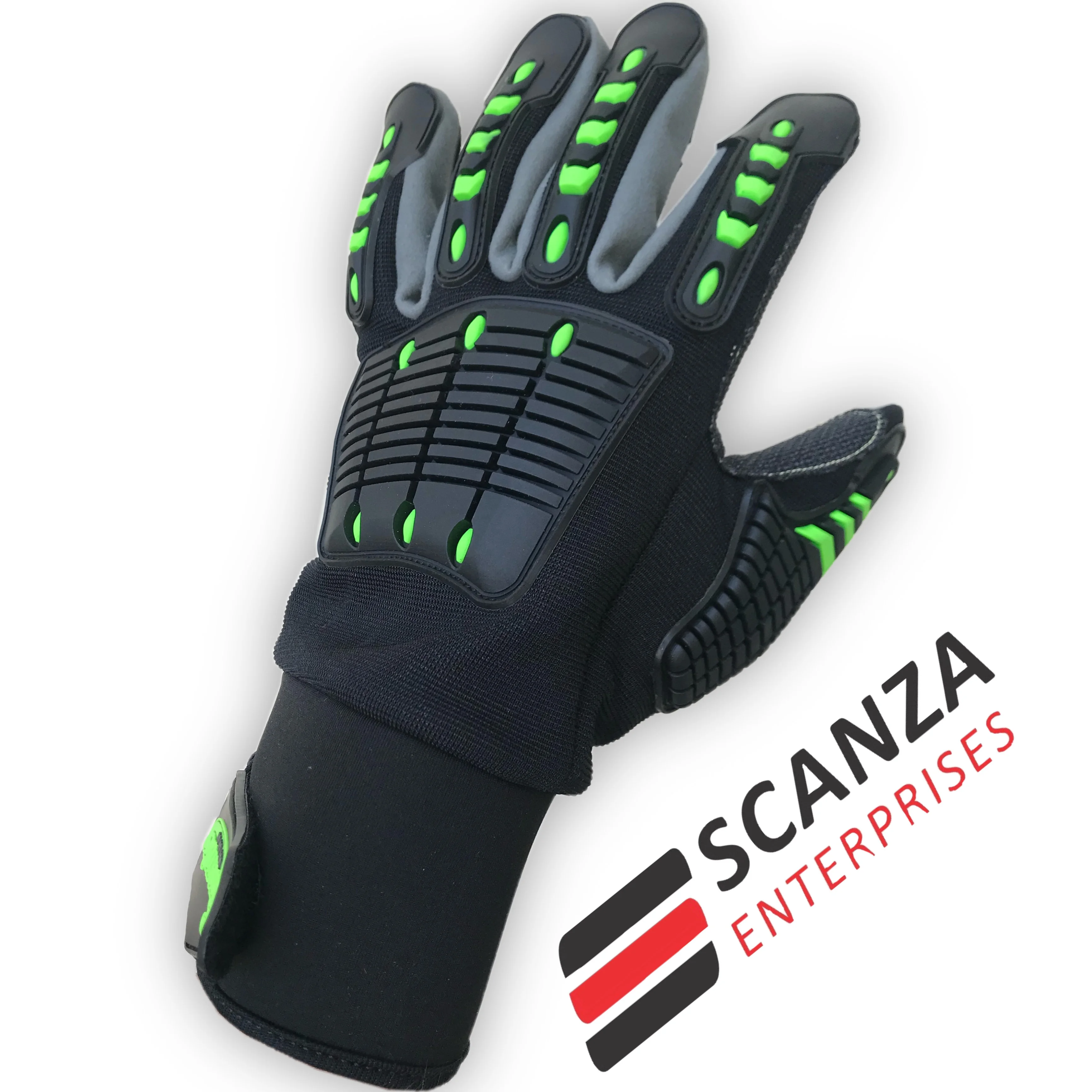 Custom Design Wholesale TPR Anti Impact Construction Hand Protection Gloves Anti Impact Resistant Mechanic Work Gloves