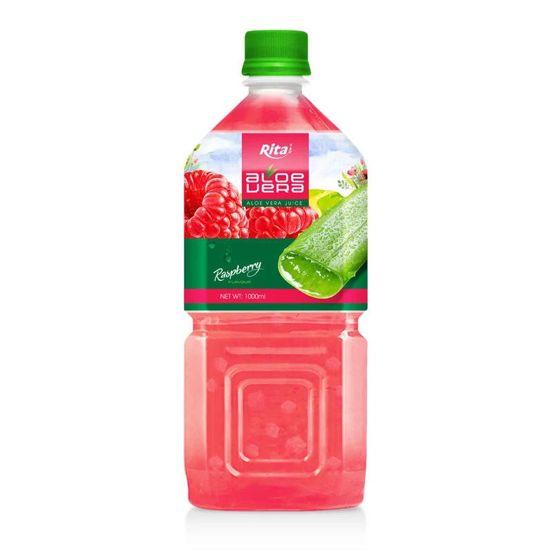 Rita 1L Pet Bottle  NFC Juice Added Aloe Vera Soft Drink From Vietnam Fresh Aloe vera Soft Drink