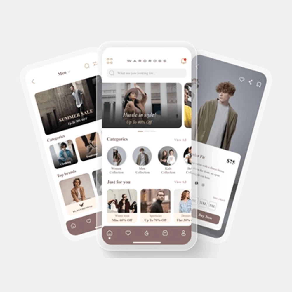 E-Commerce Mobile application development | B2B, B2C Android, iOS app design using Native or Flutter app development