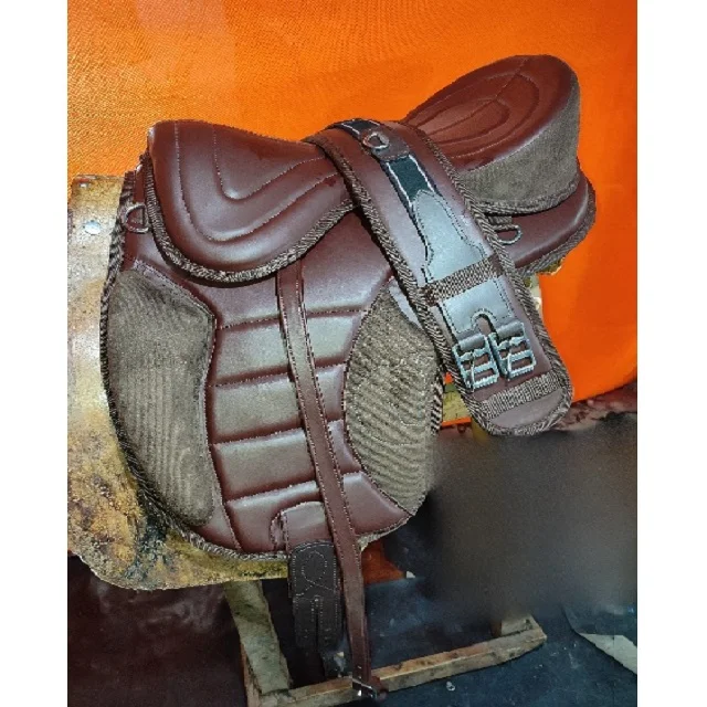 Premium Quality Item Treeless All Purpose Synthetic Treeless Free Max English Horse Saddles with Girth & Stirrup