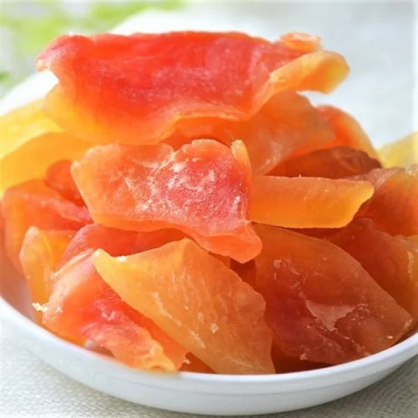 Wholesale OEM Bulk Packing Dried Sliced Sweet Papaya Fruits Soft Dried Papaya Chips Snack for Diet