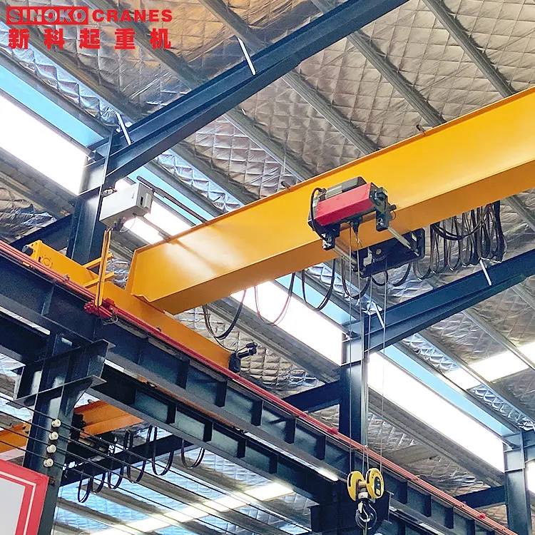 Industry 3 5 ton European Type Electrical Single Girder Overhead Crane Design Price In China